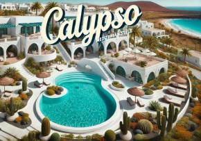 Calypso, apartamento completo con vistas al mar y a la piscina en Costa Teguise